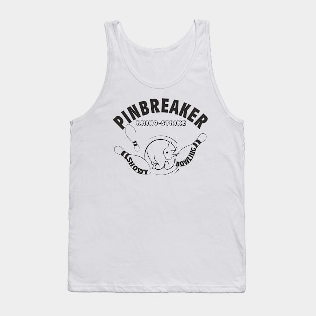 Pinbreaker - Rhino-Strike (black print) Tank Top by aceofspace